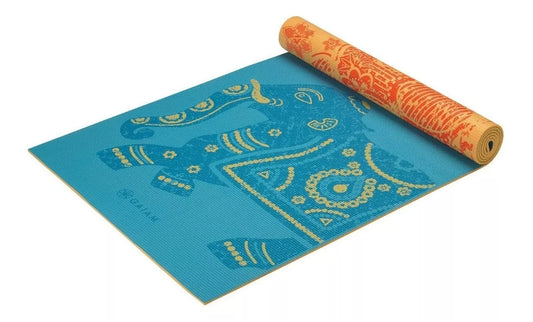 Tapete Para Yoga Gaiam Premium Reversible 5 Mm ( Elefante )