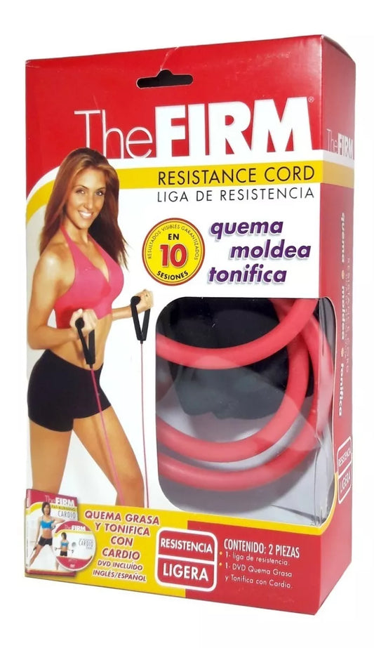 Kit Liga De Resistencia Ligera Rosa + Dvd The Firm