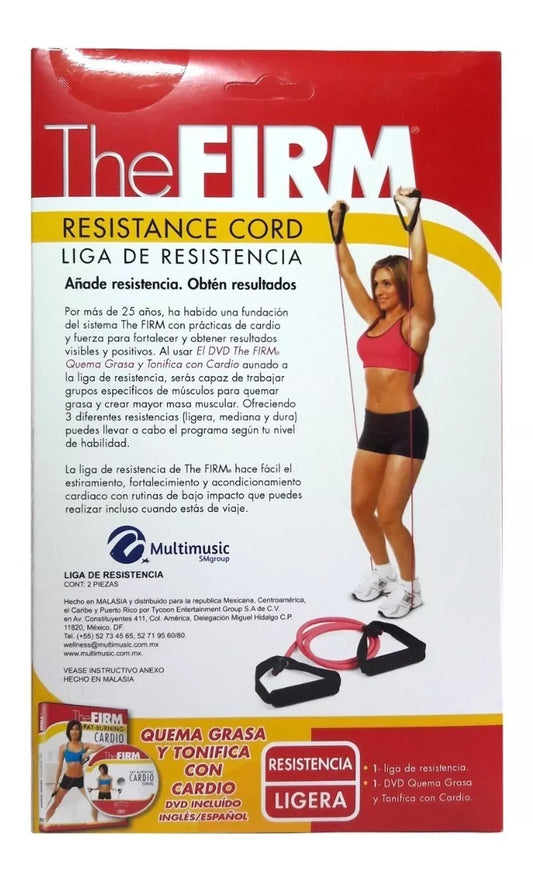 Kit Liga De Resistencia Ligera Rosa + Dvd The Firm