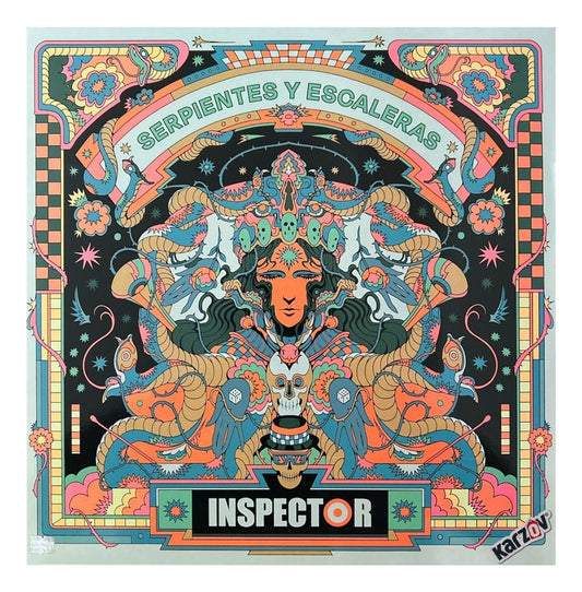 Inspector Serpientes Y Escaleras Naranja Orange Lp Vinyl
