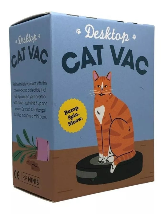 Aspiradora De Escritorio Con Gato Running Press + Libro
