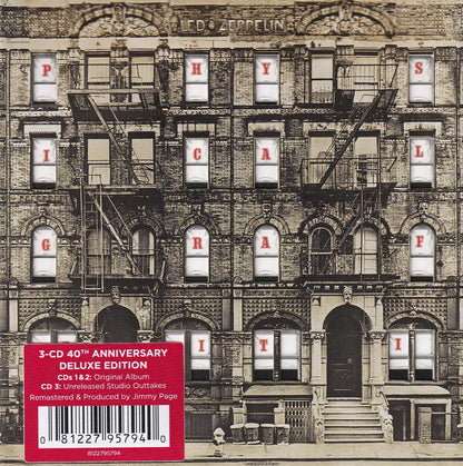 Led Zeppelin Physical Graffiti Deluxe 40th Anniversary 3 Cd