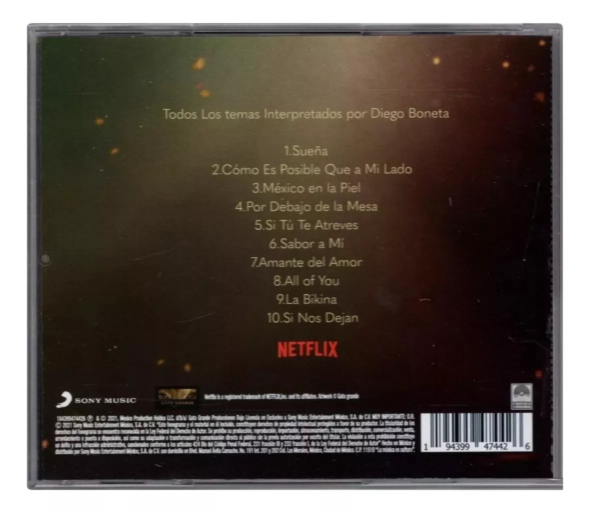 Luis Miguel La Serie Diego Boneta / Temporada 3 - Disco Cd