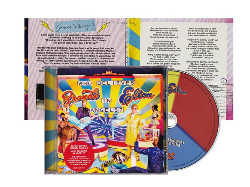Elton John & Brandi Carlile Who Believes In Angels 2025 Cd