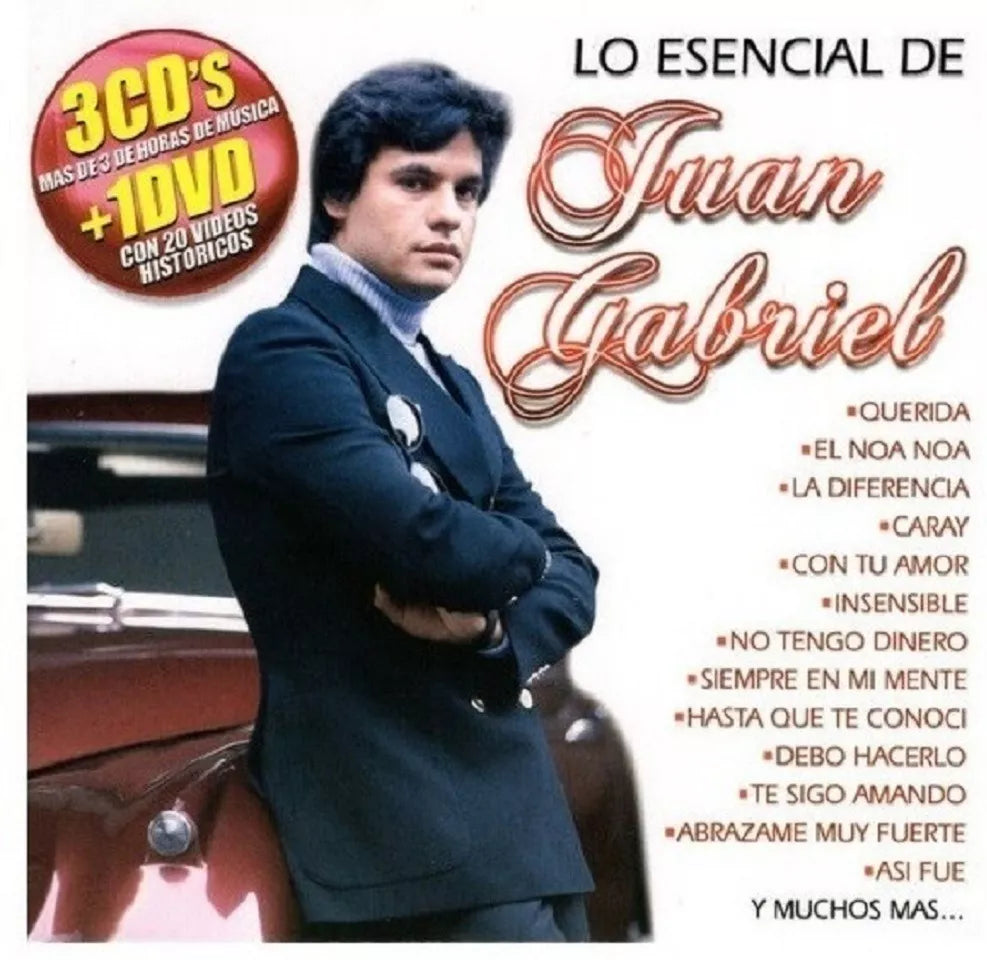 Lo Esencial De Juan Gabriel - Boxset 3 Cd 's + Dvd