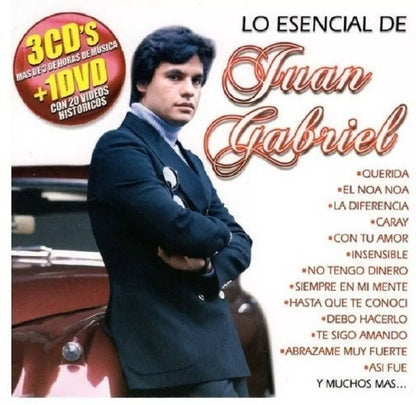 Lo Esencial De Juan Gabriel - Boxset 3 Cd 's + Dvd