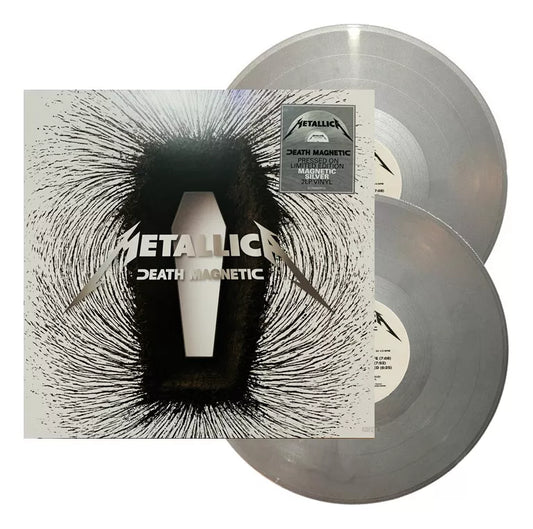 Metallica Death Importado Magnetic Silver 2 Lp Vinyl