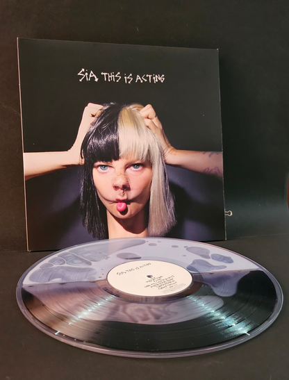 Sia This Is Acting Exclusive Black & White Liquid Lp Vinyl