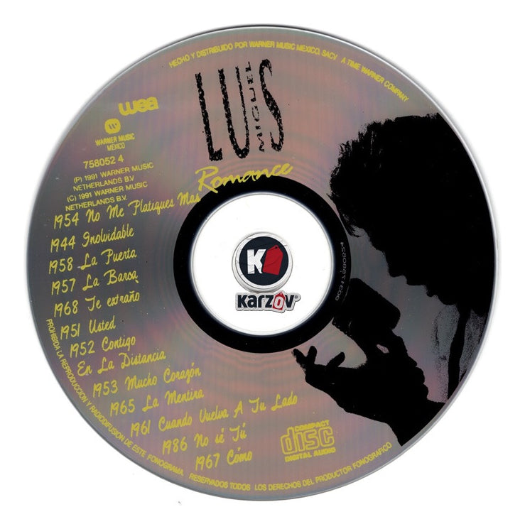 Luis Miguel Romance Disco Cd