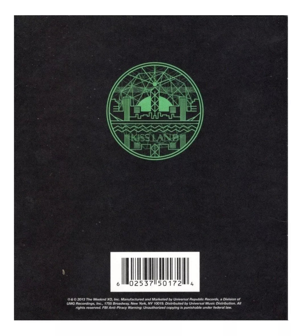 Kiss Land - The Weeknd - Disco Cd Con 10 Canciones