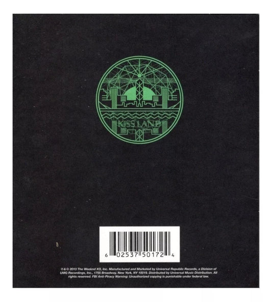 Kiss Land - The Weeknd - Disco Cd Con 10 Canciones
