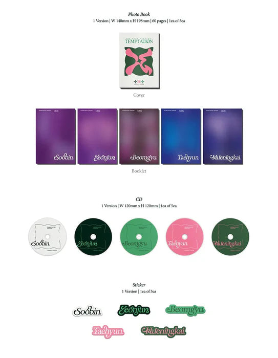 TXT 5th Mini Album The Name Chapter : Temptation Album Version Lullaby