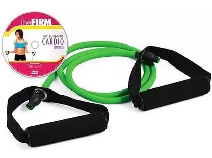Kit Liga De Resistencia Mediana Verde + Dvd The Firm