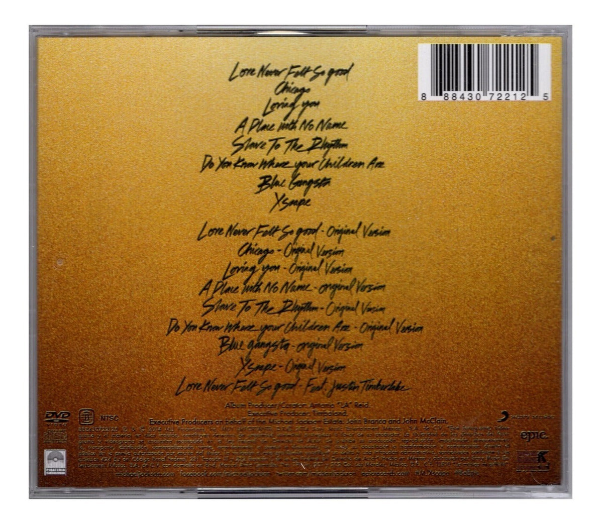 Michael Jackson Xcape Deluxe 2 Discos Cd + Dvd