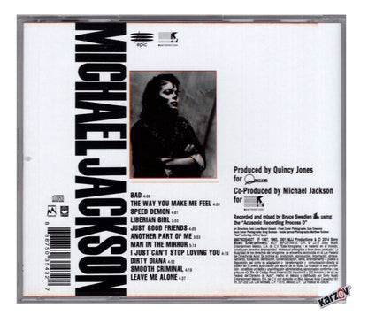 Michael Jackson Bad Disco Cd