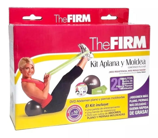 Kit Aplana Y Moldea Pelota + Banda Resistencia + Dvd Firm