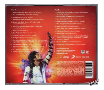 Michael Jackson Immortal 2 Discos Cd's