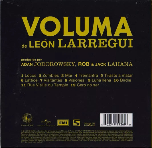 Voluma Leon Larregui Disco Cd
