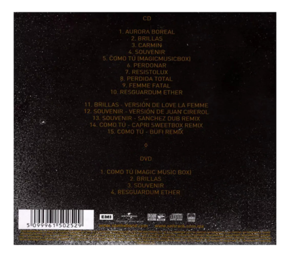 Leon Larregui Solstis Disco Cd + Dvd