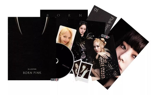 Blackpink Born Pink Album Deluxe Photobook Version Black