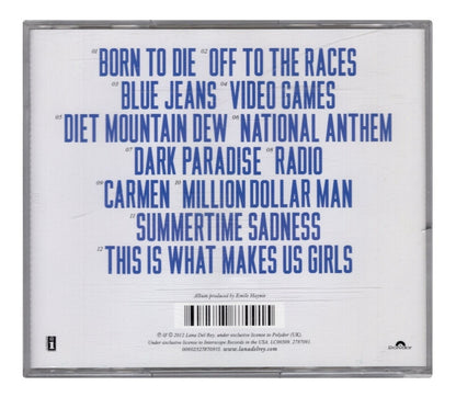Lana Del Rey Born To Die Disco Cd