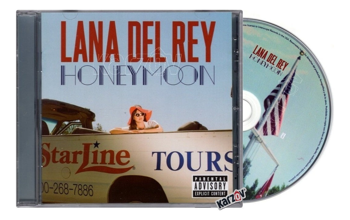Lana Del Rey Honeymoon Disco Cd