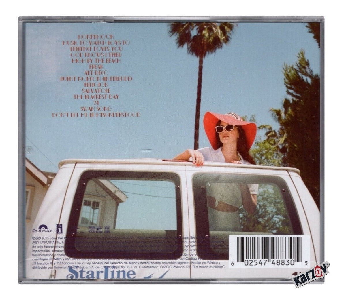 Lana Del Rey Honeymoon Disco Cd