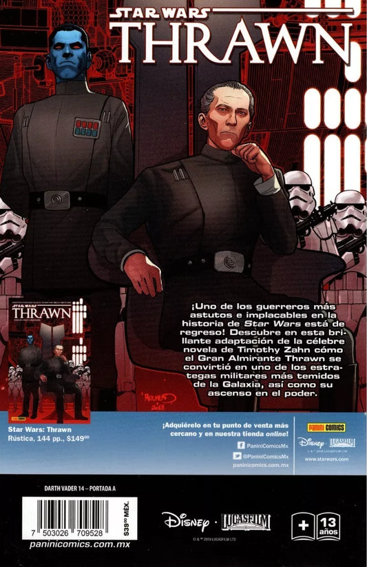 Star Wars Darth Vader Nueva Serie # 14 Comic Panini Original