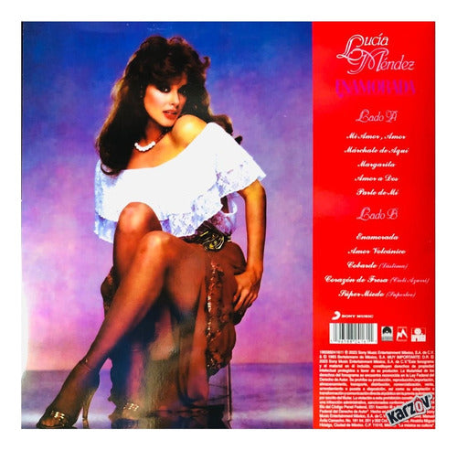 Lucía Méndez / Enamorada / Red Rojo Lp Vinyl