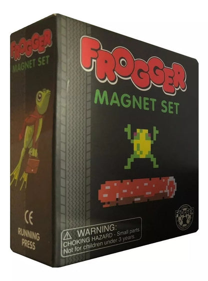 Mini Set De Imanes Frogger Running Press Videojuego Arcade