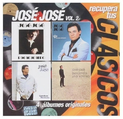 Jose Jose - Recupera Tus Clasicos Volumen 2 - 4 Discos Cd