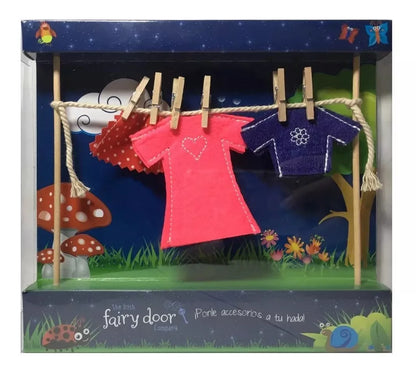 Mini Tendedero Para Niña Y Niño Hadas The Irish Fairy Door