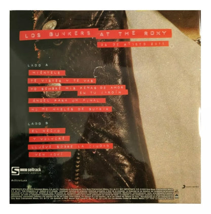 Los Bunkers At The Roxy Gran Reserva Vol 1 En Vivo Lp Vinyl