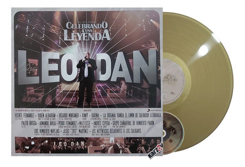 Leo Dan / Celebrando Una Leyenda / Dorado Gold Lp Vinyl + Dvd