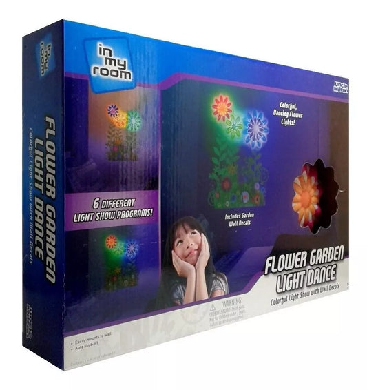 Flores De Jardin Lampara De Pared Led Con Sticker Jardin