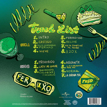Feid Feliz Cumpleaños Ferxxo Te Pirateamos El Album Lp Vinyl