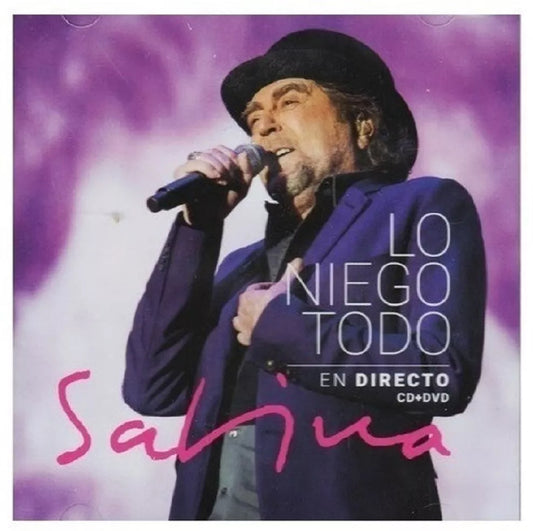 Lo Niego Todo - Joaquin Sabina - Disco Cd + Dvd