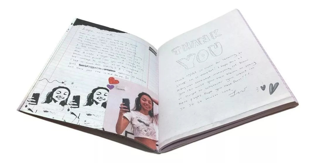 Olivia Rodrigo Sour 1 Year Anniversary Targte Cd + Diario