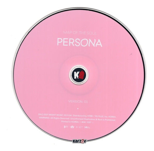 Bts / Map Of The Soul Persona / Komca K-pop Album Version 1