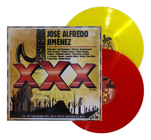 José Alfredo Jiménez - Tributo XxX - Color 2 Lp Vinyl