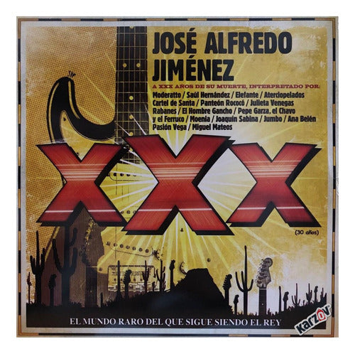 José Alfredo Jiménez - Tributo XxX - Color 2 Lp Vinyl