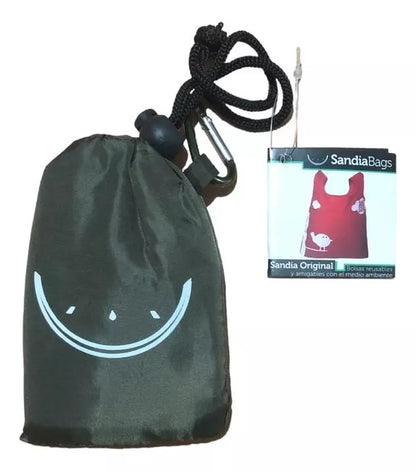 Bolsa Reutilizable Ultra Ligera Plegable Colores Sandia Bags