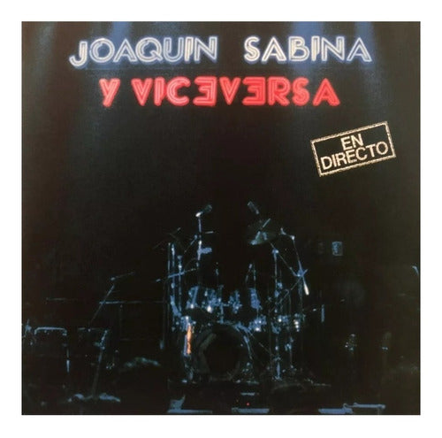 Joaquín Sabina Y Viceversa En Directo Red & Blue 2 Lp Vinyl