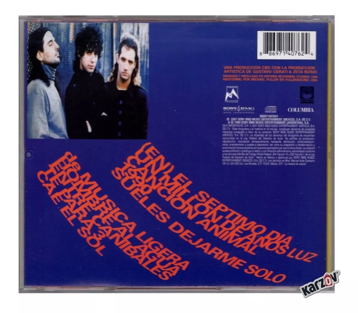 Soda Stereo Cancion Animal Disco Cd