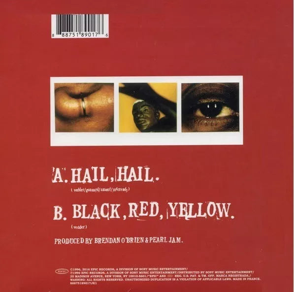 Pearl Jam - Hail Hail - Lp Vinyl / 7 Pulgadas (02 Canciones)