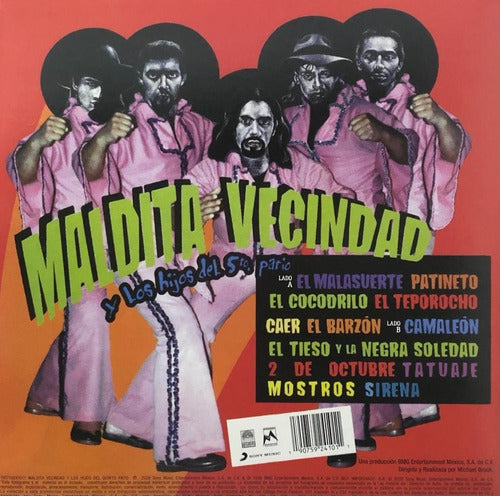 Maldita Vecindad & Los Hijos Del 5to Patio - Mostros - Lp Vinyl / Azul