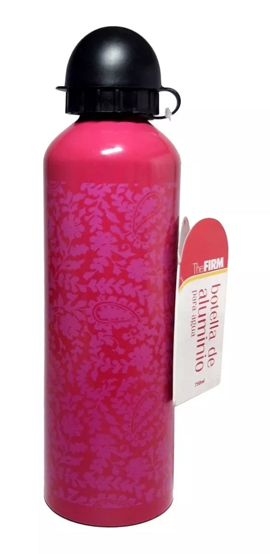 Anfora Rosa Floral Botella De Aluminio Yoga The Firm