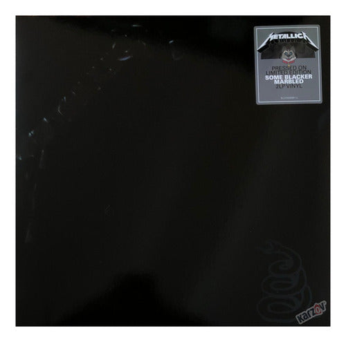 Metallica The Black Album Some Blacker Marbled 2 Lp Vinyl