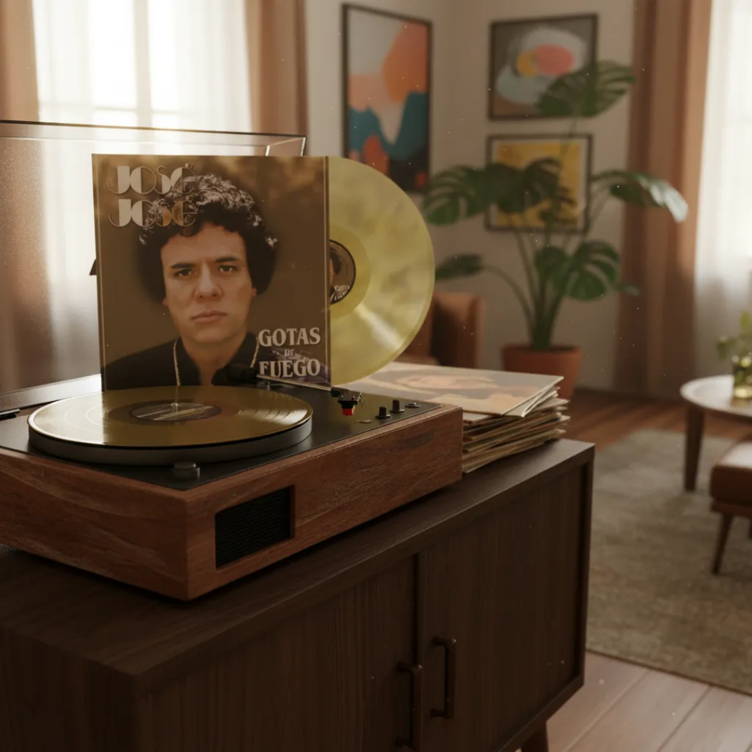 Jose Jose Gotas De Fuego Lp Vinyl