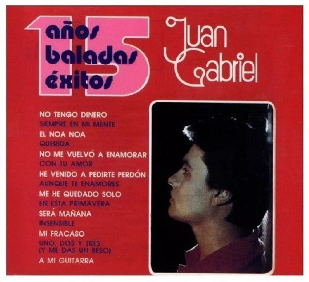 Juan Gabriel 15 Años Baladas Exitos Disco Cd